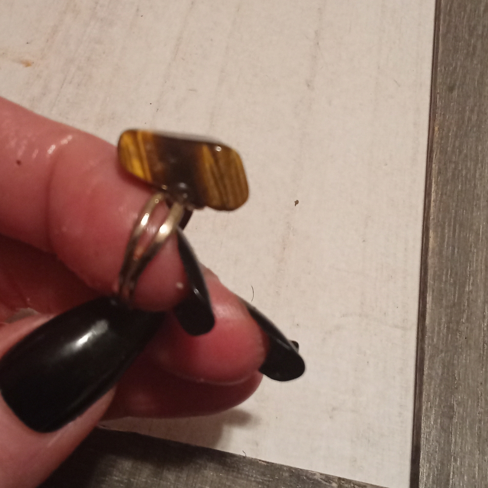 Source Unknown Brown Tiger's Eye Ring - image 4